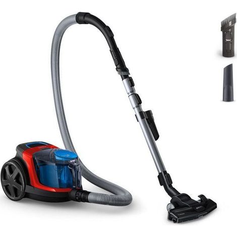 Philips – Aspirateur sans sac 900W – Technologie PowerCyclone 5 – Filtration Allergy H13 – Bac 1.5L – Compact et léger 4.5kg – Pour surfaces difficiles