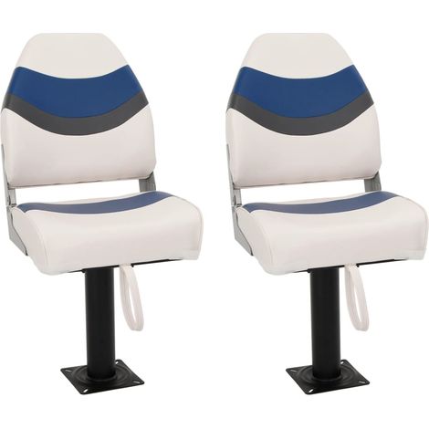 Maison Exclusive - Sedili per Barca 2pz con Supporto Girevole 360° (1/5)