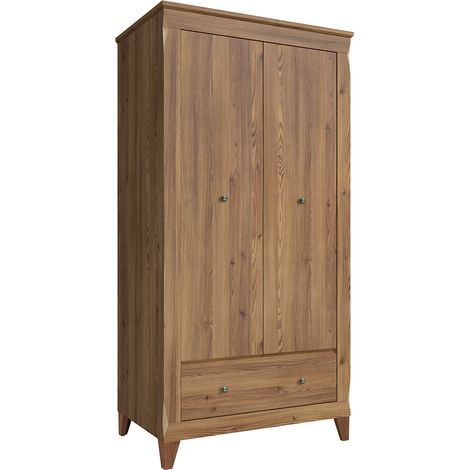 Armario 2 puertas y 1 cajón Raya Madera (1/3)