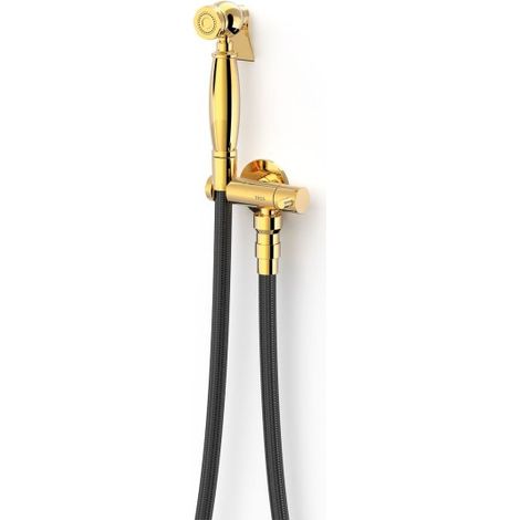 Mitigeur encastré avec douche pour WC Or 24K - TRES 24112352OR