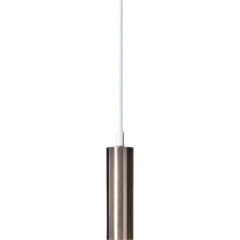 E27 Lampenaufhängung ,Glans', Basis für dekorative Leuchtmittel, gebürstetes Metall, 350cm (1/4)