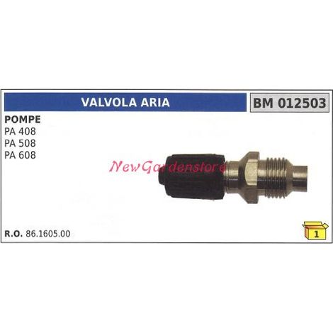 Valvola aria UNIVERSALE pompa Bertolini PA 408 508 608 012503