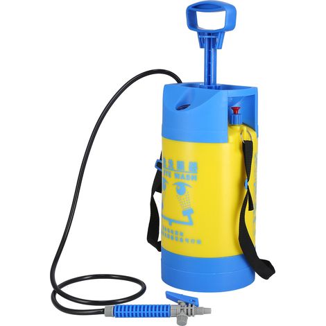 5-Liter-Drucksprühgerät mit Druckbegrenzungsventil, tragbares 2-Port-Garten- und Rasensprühgerät zur Bewässerung (1/5)