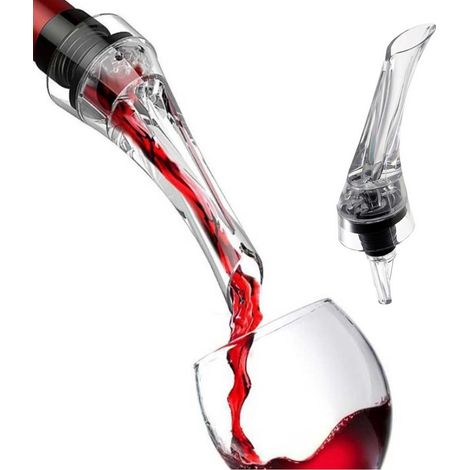 Carafe aérateur de vin pour bouteille de vin, aérateur noir-AquaForge (1/5)
