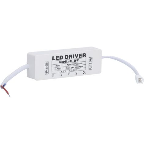 Alimentation LED compacte avec dissipation thermique efficace, facile à installer pour projets DIY et éclairage domestique. (1/5)