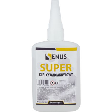 Pegamento de cianoacrilato Senus medio - 100 g.