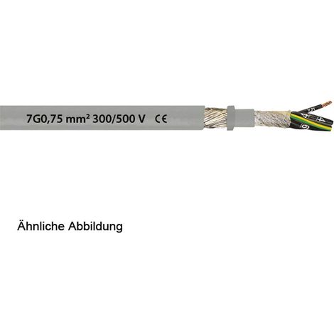 LAPP Stexoschlepp Steuerleitung CY 5G1,5mm² AD 10,9mm Nennspannung Uo/U 300V/500V - 1 Meter