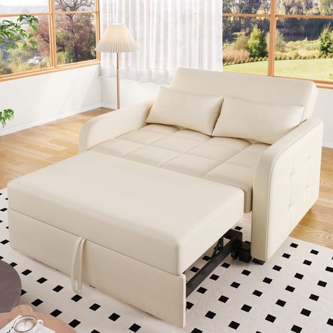 Canapé-lit pliant multifonctionnel, dossier réglable, idéal pour les petits appartements et les résidences étudiantes, canapé-lit confort 180x127 cm (1/5)