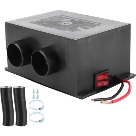 Chauffage de voiture 12V 600W, 2 trous, Portable, chauffage rapide, antigel, universel, silencieux, pour l'hiver (1/5)