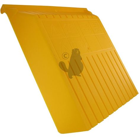 Déflecteur Arrière Jaune Pour Tondeuse Origine Stiga.