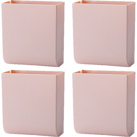 Boîte De Rangement Auto-Adhésive - Support Pour Télécommande Et Smartphone - Fixation Murale Sans Perçage - 1 Pièce (1/5)
