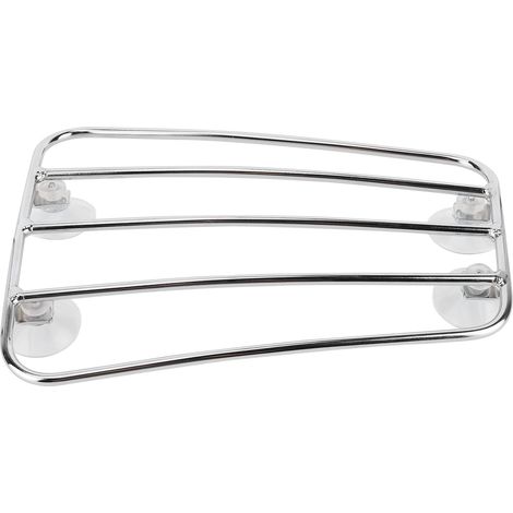 Support de réservoir moto universel, porte-bagages style rétro, support pour sacs, en argent (1/5)