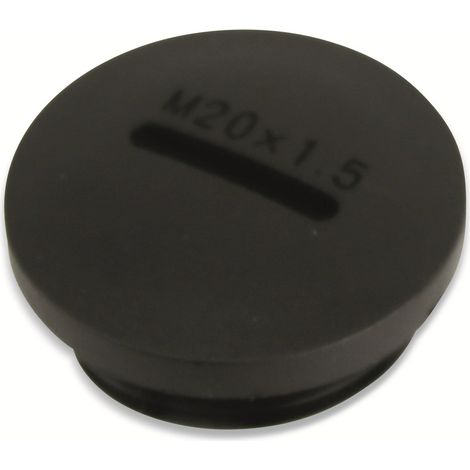 KSS Verschlussschraube, metrisch, M20, schwarz