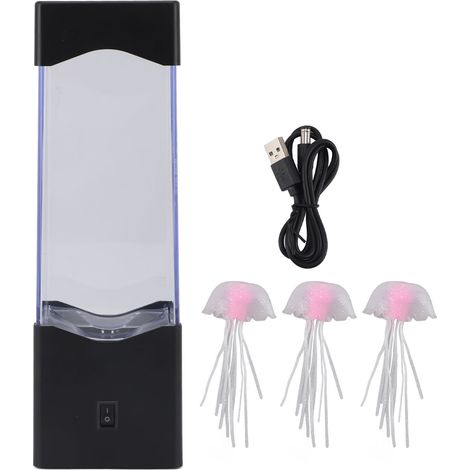 Lampe LED artificielle pour Aquarium, Simulation colorée, batterie alimentée par USB, fausse veilleuse pour chambre à coucher (1/5)
