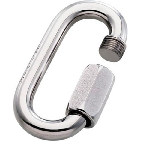Maillon rapide petite ouverture 5 mm zingué - LEVAC - 5190CCG (1/2)