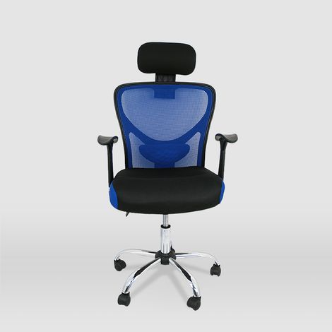 SILLA OFICINA ACTUAL AZUL - FS1159AZ (1/4)