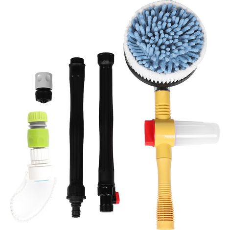 Brosse de lavage rotative haute pression pour l'entretien automobile, outil nettoyage et lavage.