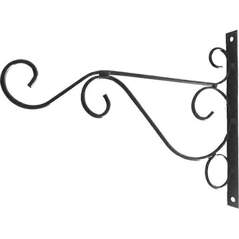 Support mural pour fleurs avec crochet, décoration, panier suspendu, simple (1/5)
