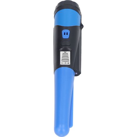 Détecteur de métaux haute sensibilité avec écran LCD et lampe torche (bleu) (1/5)