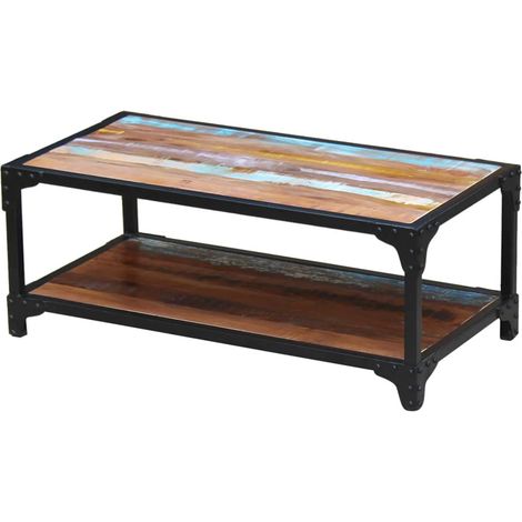 Maison Exclusive - Table basse Bois de récupération massif