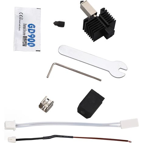Kit imprimante 3D hotend amovible avec buse pour Bambu Lab X1, P1P, X1 Carbon – extrudeur tête chaude type 3, remplacement pièces détachées.