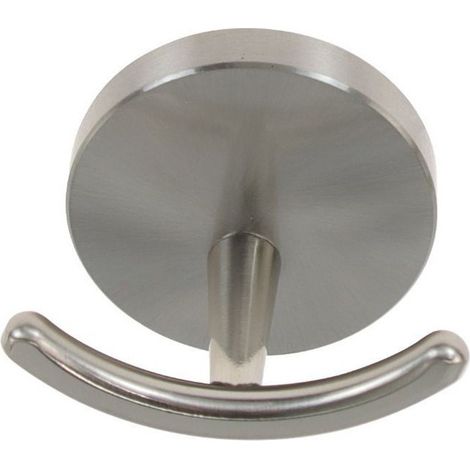TRADE SHOP - Appendino Gancio Per Accappatoio Asciugamani Acciaio Satinato Accessori Bagno 87904 - (1/4)