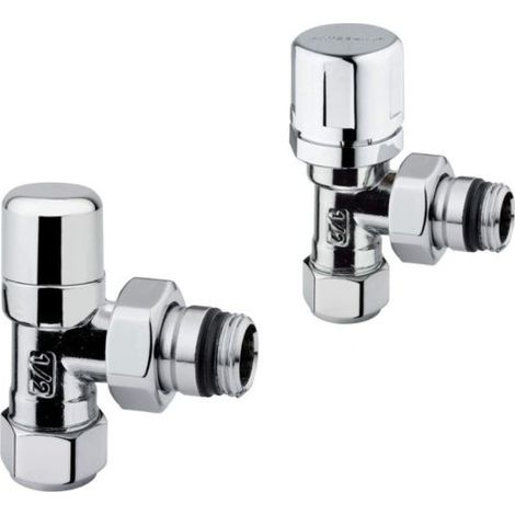 Kit Valvola e Detentore da 1/2 Arteclima Cromato - 30012CLL + 11012CLS (1/3)