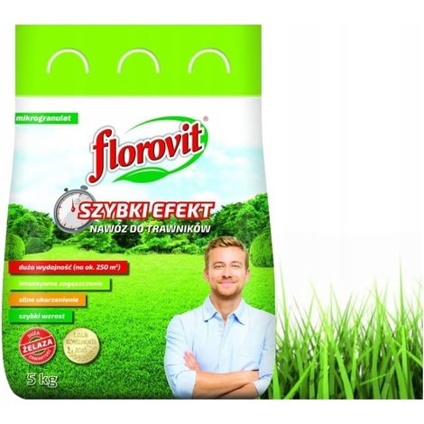 Fertilizzante per prato Florovit 5 kg microgranuli con ferro (1/3)