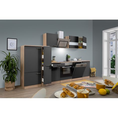 Cuisine Cuisine intégrée Chêne Gris Merle 310 cm Respekta (1/4)