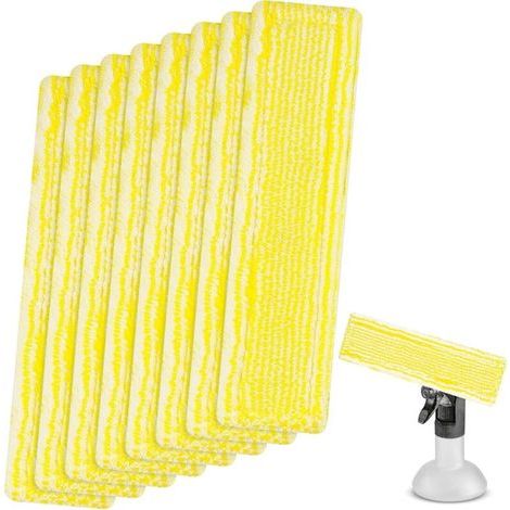 8-teiliges Mikrofaser-Reinigungstuch-Set für Kärcher Fensterreiniger, Mikrofaser-Düse, Mikrofasertücher für Kärcher WV2 und WV5 Premium Fensterreiniger und Staubsauger, Zubehör (1/5)