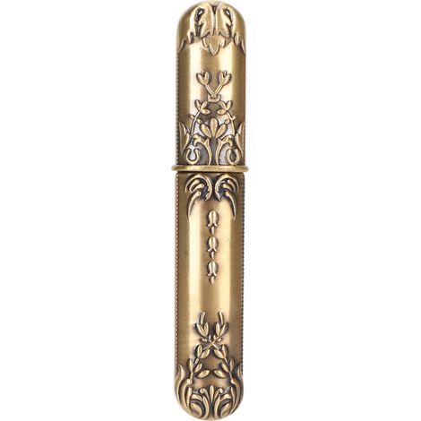 Vintage Nadelkästchen mit elegantem 3D-Muster, Aufbewahrungsröhrchen für Nähnadeln, Nadelhalter, DIY-Nähzubehör aus Bronze (1/5)