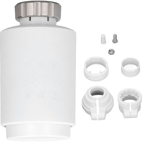 Vanne thermostatique intelligente avec commande vocale à distance, rétroéclairage intégré, protection IP20 pour radiateur (1/5)