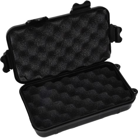 Boîte de rangement compacte, étanche et résistante aux chocs et à la pression, idéale pour le camping et la survie en pleine nature. Dimensions : 210 x 121,8 x 62,8 mm / 8,3 x 4,8 x 2,5 pouces. (1/5)