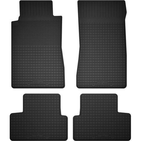 Tapis de sol en caoutchouc, lot de 4, universels pour : Ford Mustang MK6 coupé (2014-)