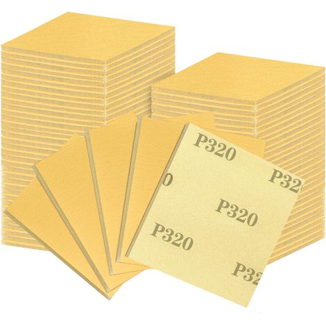 18PCS Éponges de Ponçage Grain 320 Papier Abrasif Sec et Humide (1/5)