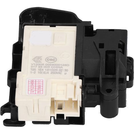 Ensemble de serrure de porte électrique 00128D 250V, adapté à la Machine à laver à tambour Sanyo DGF6031W DGF60311BCG (1/5)