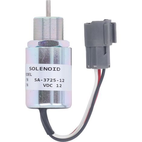 Absperrmagnetventil für Mitsubishi S3L2 61SD 12VDC Radlader und Bagger, Ersatz für Sicherheitsventil