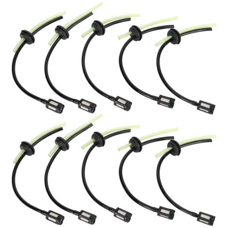 Ensemble de Filtres à Huile et Tuyaux pour Tondeuse à Gazon Tronçonneuse 10 Pièces Compatible GX35 - (1/5)
