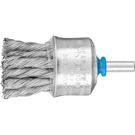 PFERD TOOLS POS Pinselbürste mit Kunststoffschutz gezopft PBG Ø30mm Schaft-Ø6 mm Edelstahl-Draht-Ø0,35 10 Stk (1/5)