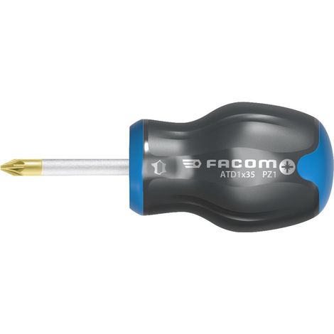 FACOM Schraubendreher PROTWIST kurz PZ1 x 35 mm