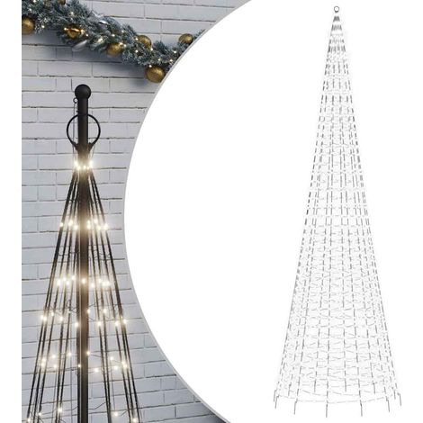 Sapin de Noël Arbre de Noël à LED 1534 LED blanc 500 cm (1/5)