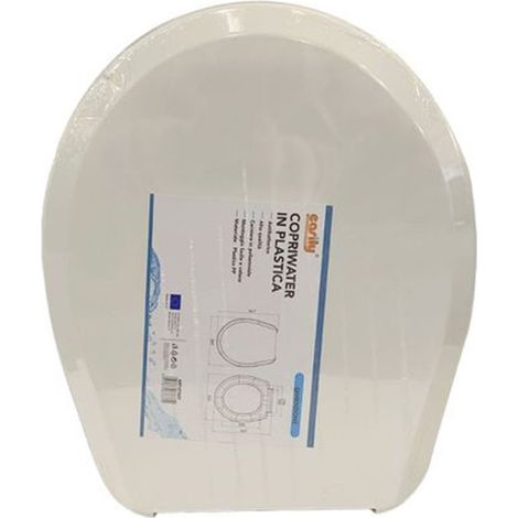 Couvercle De Siège De Toilette Plastique Siège De Toilette Orhidea Blanc 87637 (1/2)