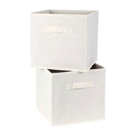 Description générale Optimisez votre espace avec ces cubes de rangement pliables en intissé. Disponibles en 10 couleurs diffé (1/5)