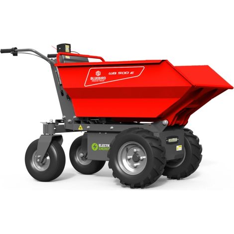 motocarriola elettrica blue bird "carrier wb 500 eh" 48v 32ah