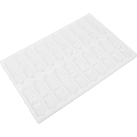 Support de Rangement en Plastique Blanc pour Lames de Microscope 20 Emplacements Facile à Utiliser pour Laboratoire Lames en Grand Volume (1/5)