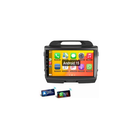 Pour KIA Sportage 3 2010-2016 Android 15 Carplay Autoradio GPS WiFi RDS 2+64G