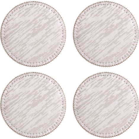 Premier Housewares Placemats And Coaster Square Sets 2 Table Mats And Coasters Set Contemporary Forest Coasters Durable Textured Coasters w44 x d29 x h1cm (1/5)