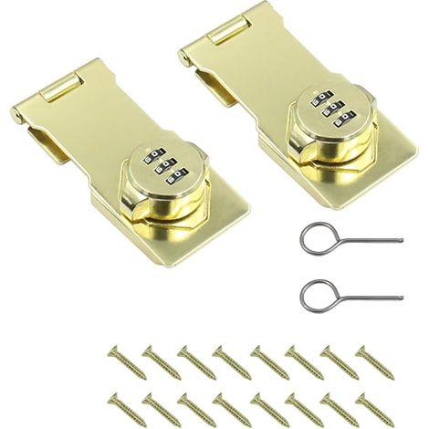 110mm Mechanical Rotating Security Lock Password Latch Lock (Bronze) (1/5)