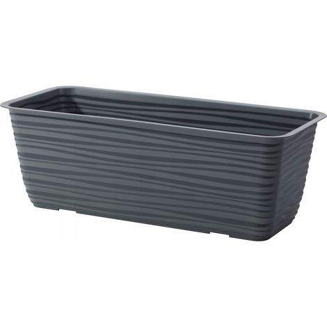 Sahara 60 Balkonbox mit Sockel  Anthrazit