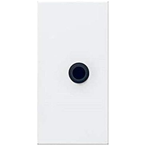 Legrand 078764 Prise audio Mosaic - jack 3,5 mm femelle - 1 mod - Blanc (1/2)